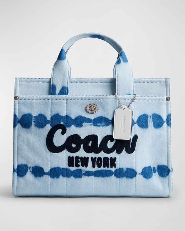 Cargo Tie-Dye Denim Tote Bag